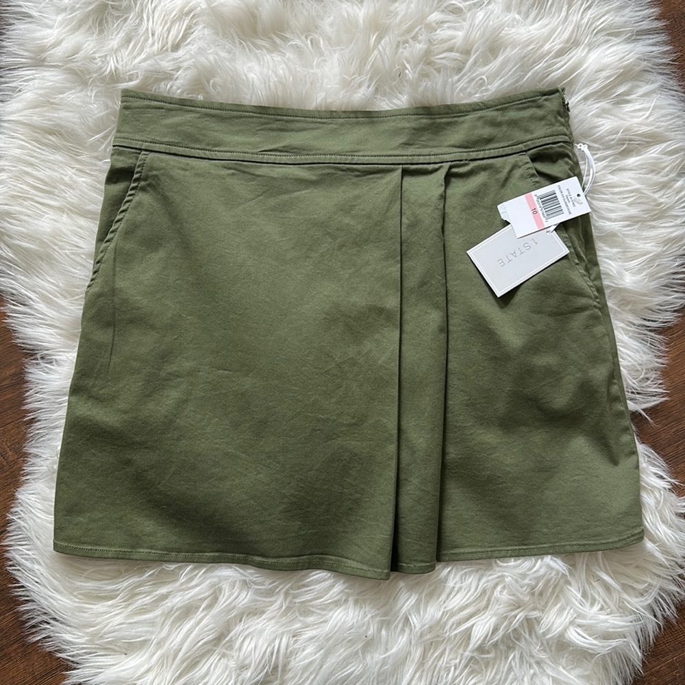 NWT 1state olive skirt